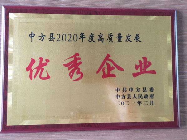 广东2020年度高质量发展优 秀企业